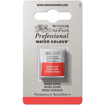 Tinta Aquarela Profissional Winsor & Newton Pastilha S4 576 Rose Dore