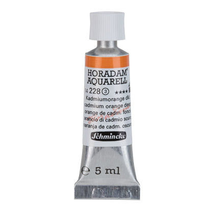 Aquarela Profissional Schmincke Horadam 5ml S3 228 Cadmium Orange Deep