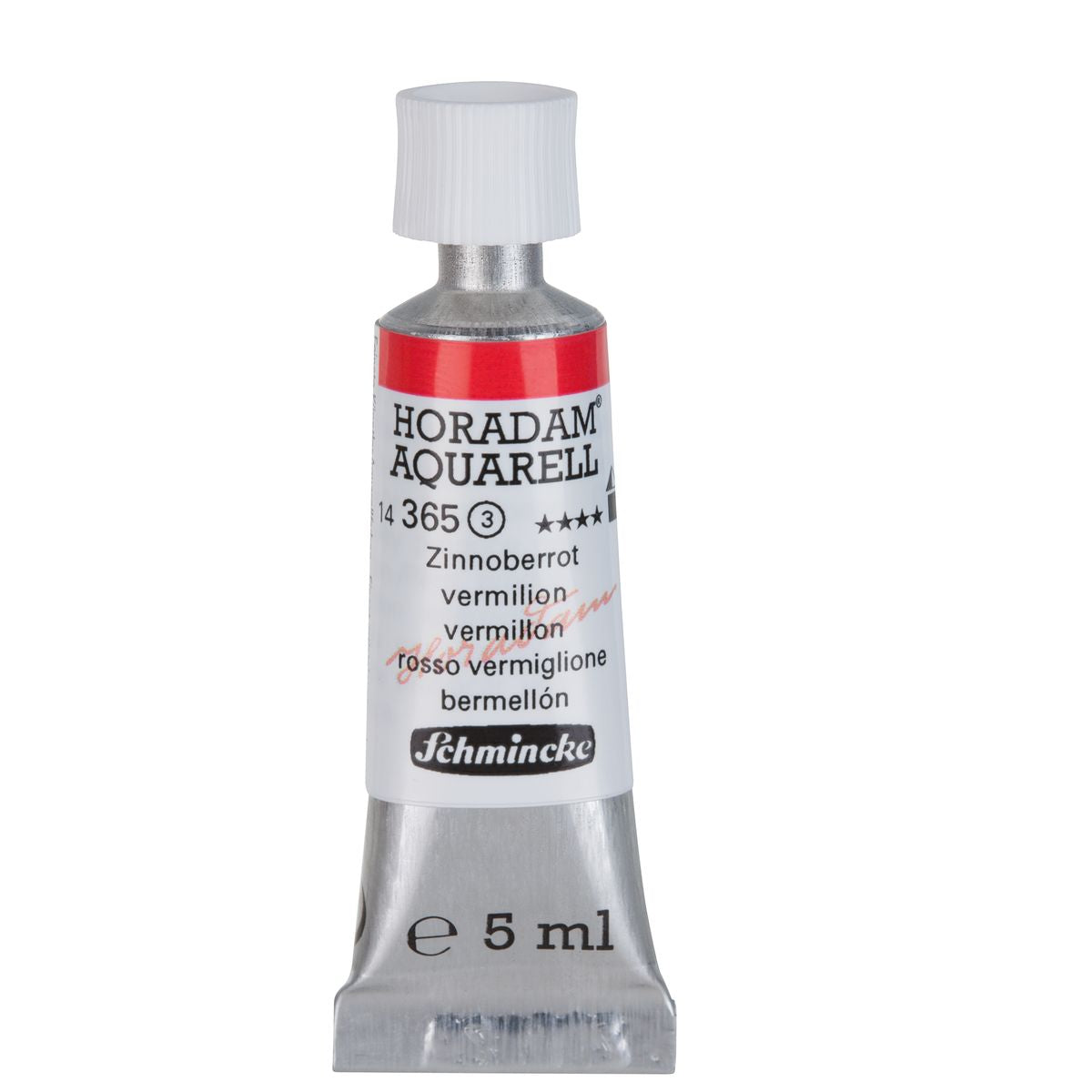 Aquarela Profissional Schmincke Horadam 5ml S3 365 Vermilion