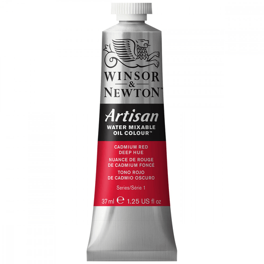 Tinta Óleo Solúvel em Água Winsor & Newton Artisan 37ml S1 098 Cadmium Red Deep Hue 