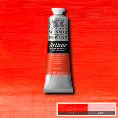 Tinta Óleo Solúvel em Água Winsor & Newton Artisan 37ml S1 095 Cadmium Red Hue