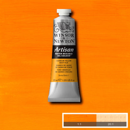 Tinta Óleo Solúvel em Água Winsor & Newton Artisan 37ml S1 115 Cadmium Yellow Deep Hue