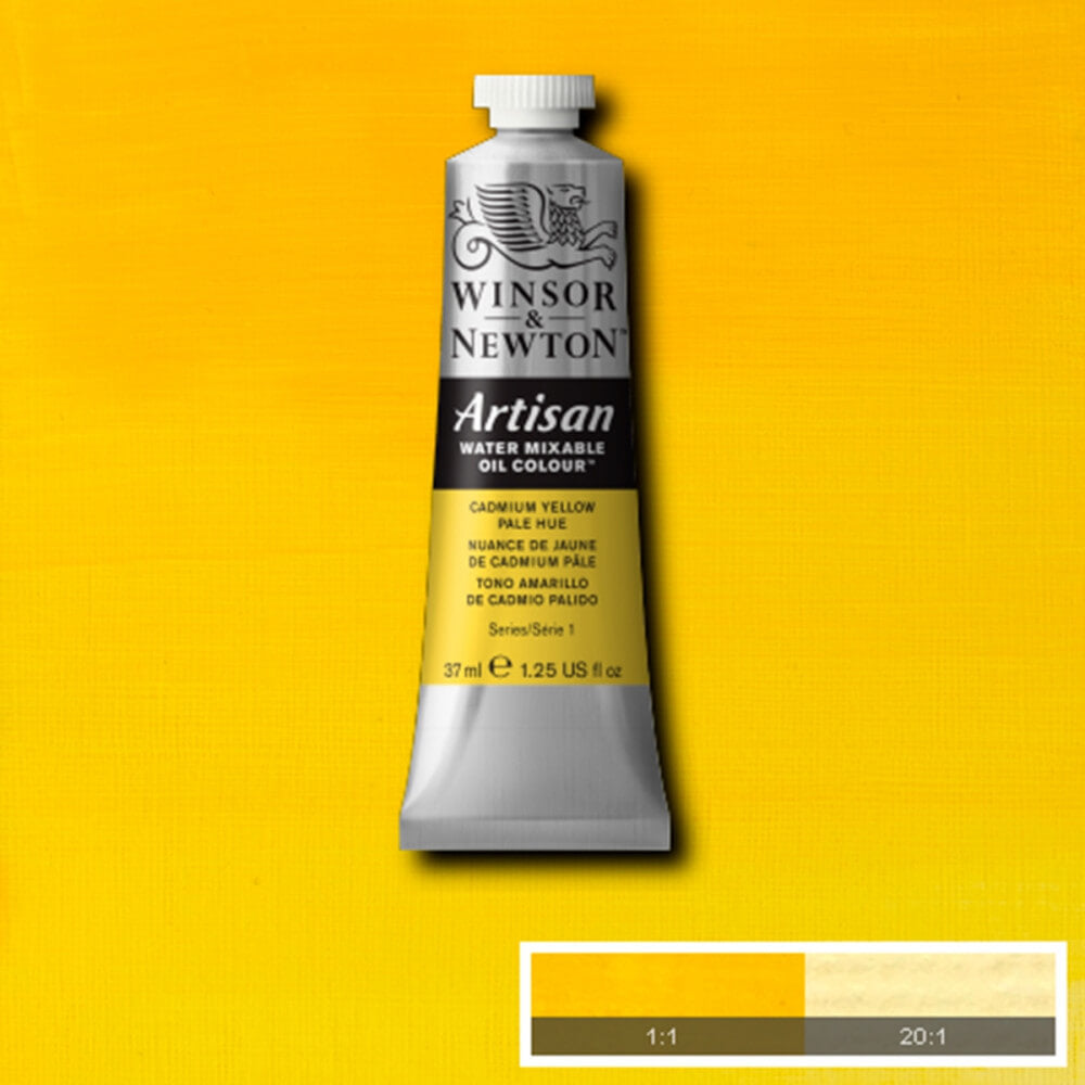 Tinta Óleo Solúvel em Água Winsor & Newton Artisan 37ml S1 119 Cadmium Yellow Pale Hue