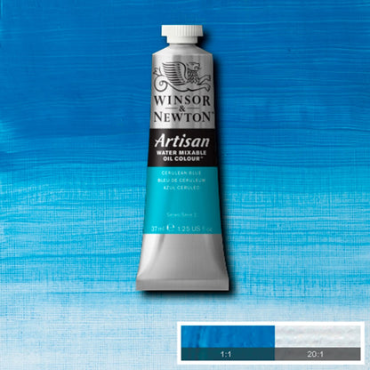 Tinta Óleo Solúvel em Água Winsor & Newton Artisan 37ml S2 137 Cerulean Blue