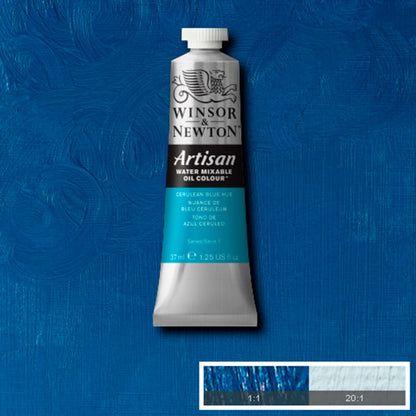 Tinta Óleo Solúvel em Água Winsor & Newton Artisan 37ml S1 138 Cerulean Blue Hue