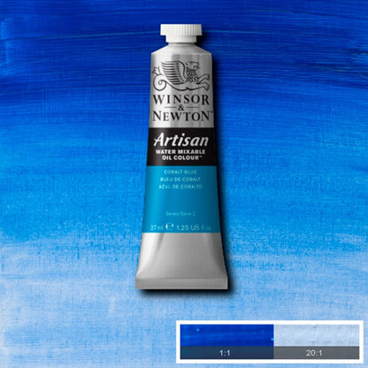 Tinta Óleo Solúvel em Água Winsor & Newton Artisan 37ml S2 178 Cobalt Light Blue