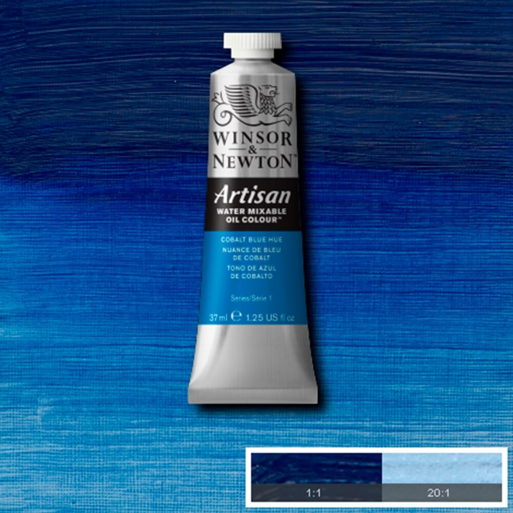 Tinta Óleo Solúvel em Água Winsor & Newton Artisan 37ml S1 179 Cobalt Light Blue Hue