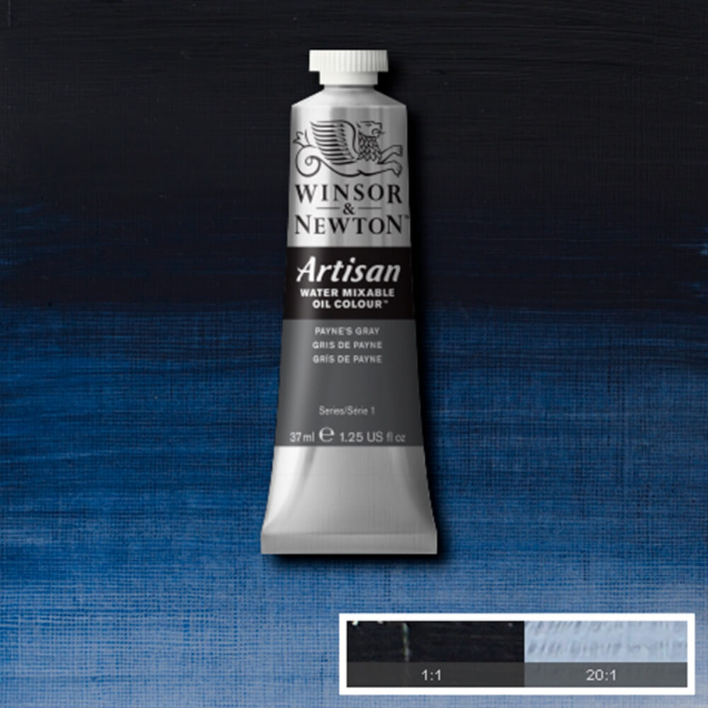 Tinta Óleo Solúvel em Água Winsor & Newton Artisan 37ml S1 465 Payne's Gray