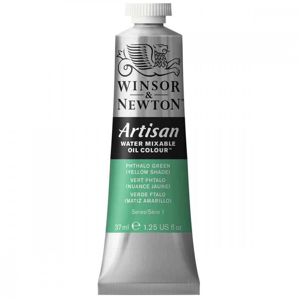 Tinta Óleo Solúvel em Água Winsor & Newton Artisan 37ml S1 521 Phthalo Green