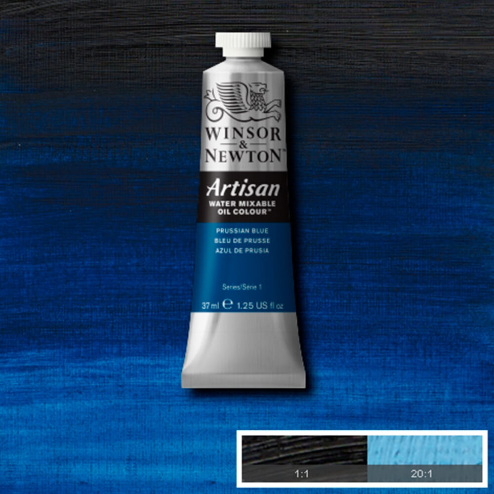 Tinta Óleo Solúvel em Água Winsor & Newton Artisan 37ml S1 538 Prussian Blue