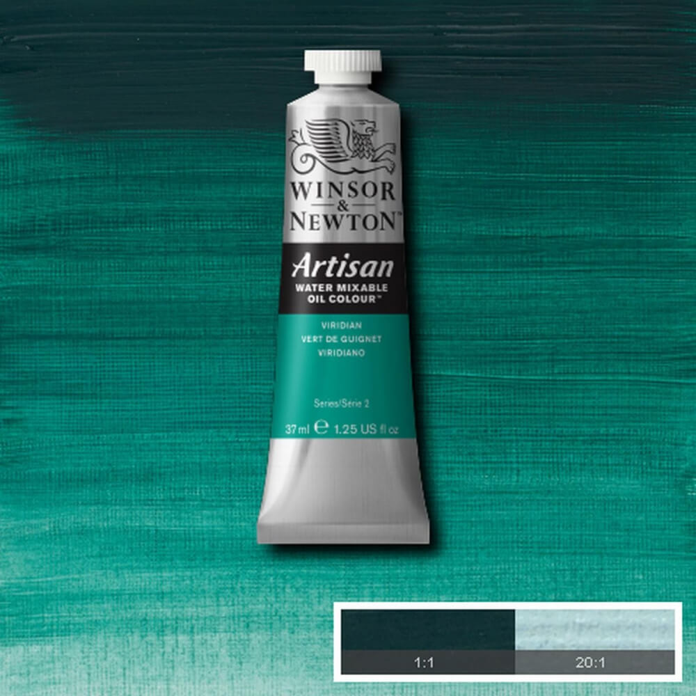 Tinta Óleo Solúvel em Água Winsor & Newton Artisan 37ml S2 692 Viridian
