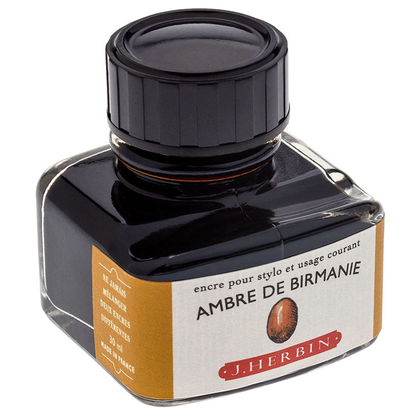 Tinta para Caneta Tinteiro Herbin La Perle des Encres 30ml Ambre de Birmanie