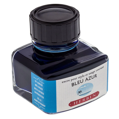 Tinta para Caneta Tinteiro Herbin La Perle des Encres 30ml Bleu Azur