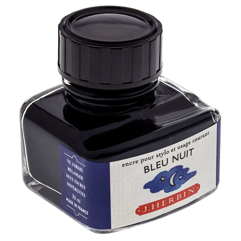 Tinta para Caneta Tinteiro Herbin La Perle des Encres 30ml Bleu Nuit