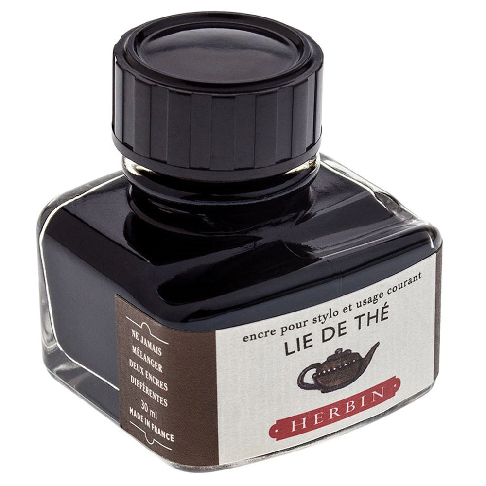 Tinta para Caneta Tinteiro Herbin La Perle des Encres 30ml Lie de Thé