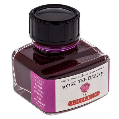 Tinta para Caneta Tinteiro Herbin La Perle des Encres 30ml Rose Tendresse