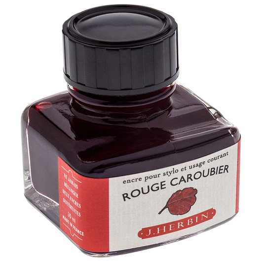 Tinta para Caneta Tinteiro Herbin La Perle des Encres 30ml Rouge Caroubier