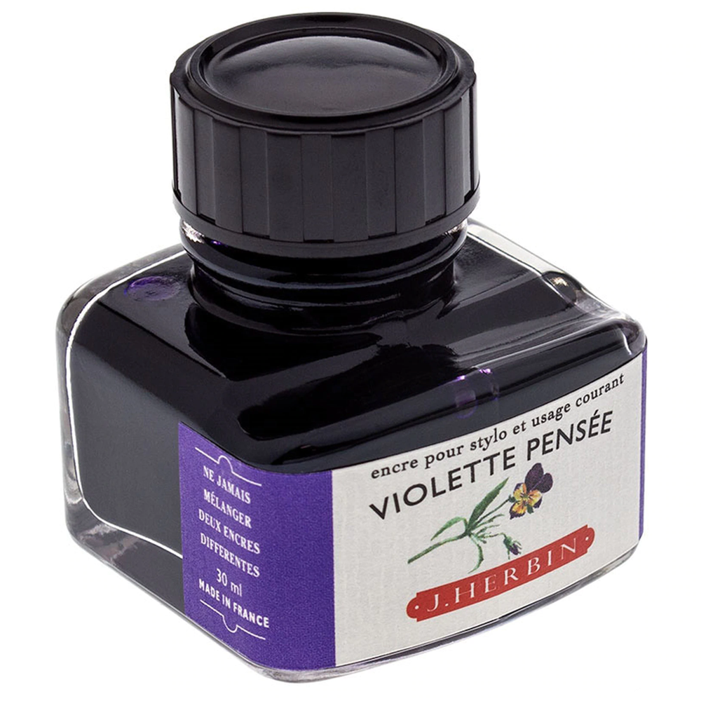 Tinta para Caneta Tinteiro Herbin La Perle des Encres 30ml Violette Pensée