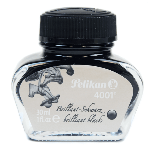 Tinta Para Caneta Tinteiro 30ml Preto Brilhante Pelikan 4001