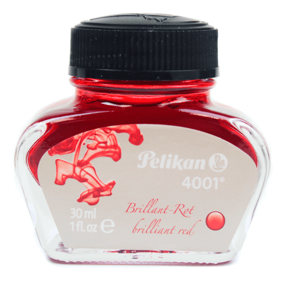 Tinta Para Caneta Tinteiro 30ml Vermelho Pelikan 4001