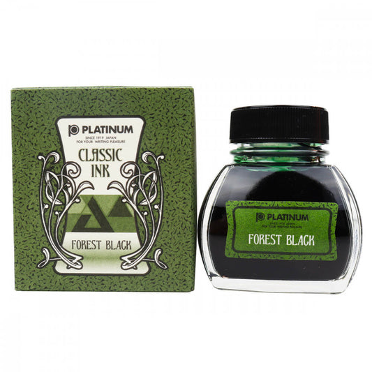 Tinta Para Caneta Tinteiro Platinum Classic 60ml Forest Black