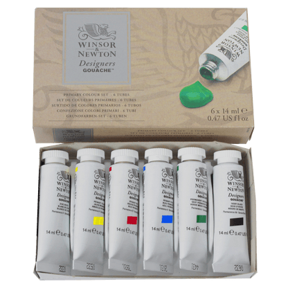 Tinta Guache Winsor & Newton Designers 06 Cores