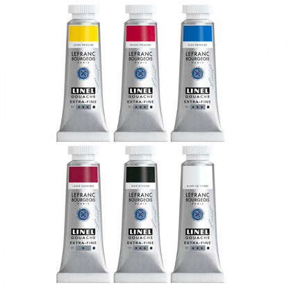 Tinta Guache Lefranc & Bourgeois Linel 14ml 6 Cores