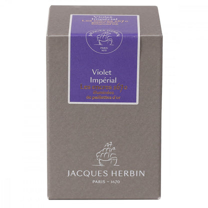 Tinta Para Caneta Tinteiro Herbin 1670 50ml Violet Imperial