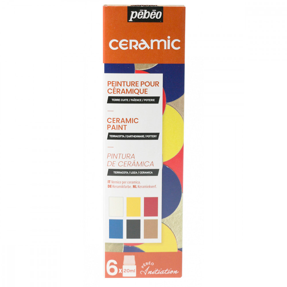 Tinta Initia Ceramic Pebeo 6 Unidades