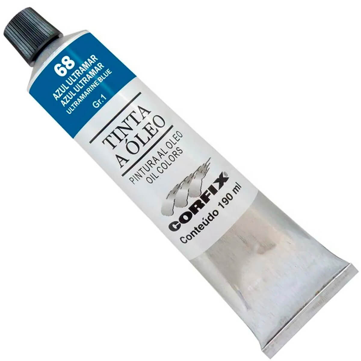 Tinta a Óleo Corfix 190ml 68 Azul Ultramar G1