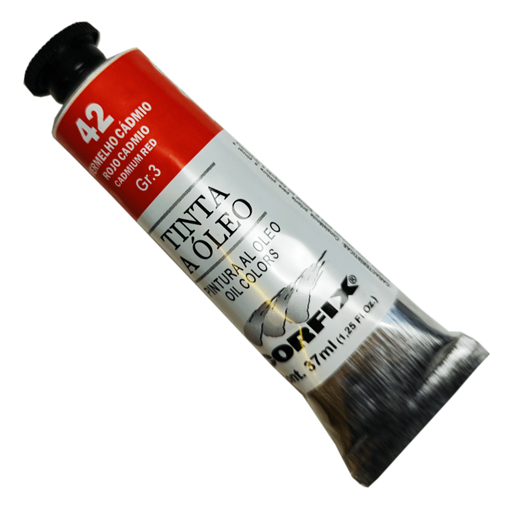 Tinta a Óleo Corfix 37ml  42 Vermelho Cádmio - G3