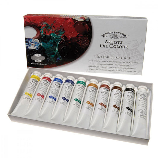 Estojo Tinta Óleo Profissional Winsor & Newton 10 Cores