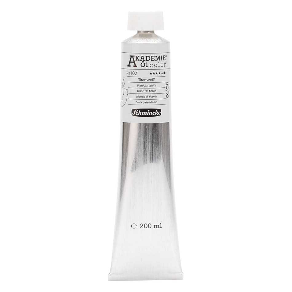 Tinta Óleo Schmincke Akademie 200ml 102 Titanium White