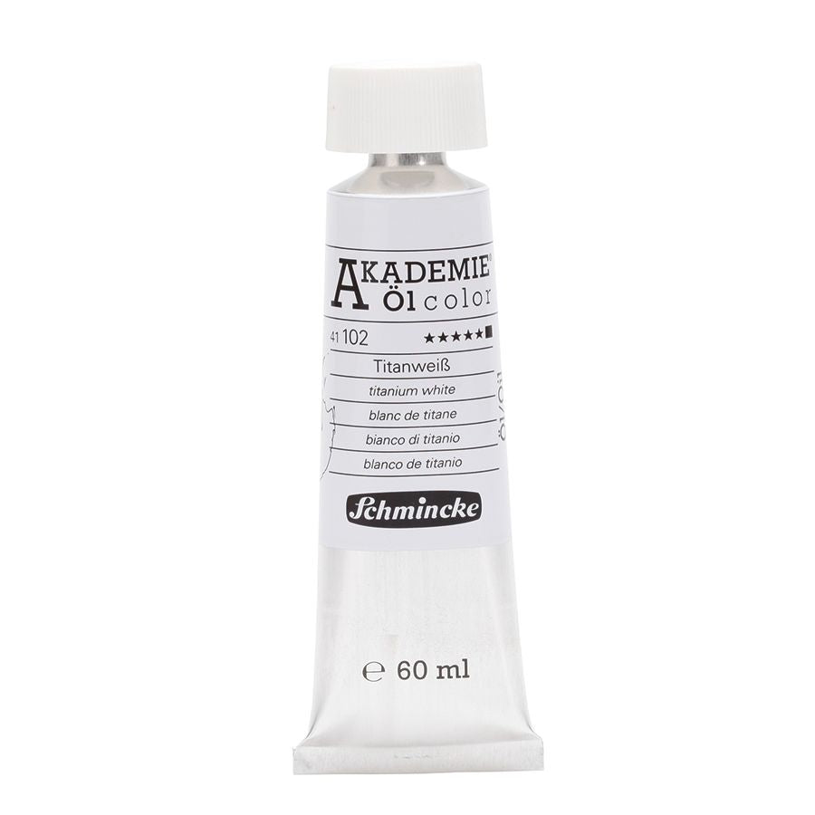 Tinta Óleo Schmincke Akademie 60ml 102 Titanium White