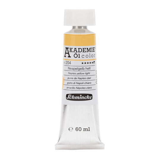 Tinta Óleo Schmincke Akademie 60ml 204 Naples Yellow Light