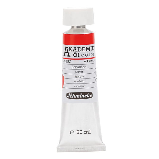 Tinta Óleo Schmincke Akademie 60ml 302 Scarlet