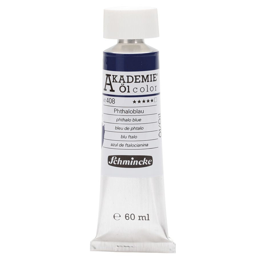 Tinta Óleo Schmincke Akademie 60ml 408 Phthalo Blue