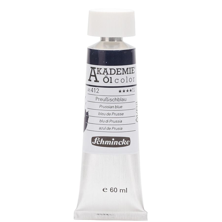 Tinta Óleo Schmincke Akademie 60ml 412 Prussian Blue