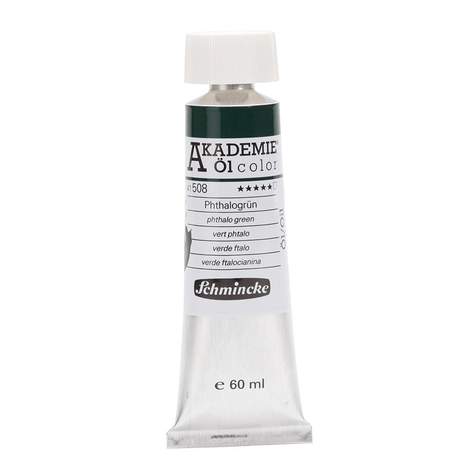 Tinta Óleo Schmincke Akademie 60ml 508 Phthalo Green