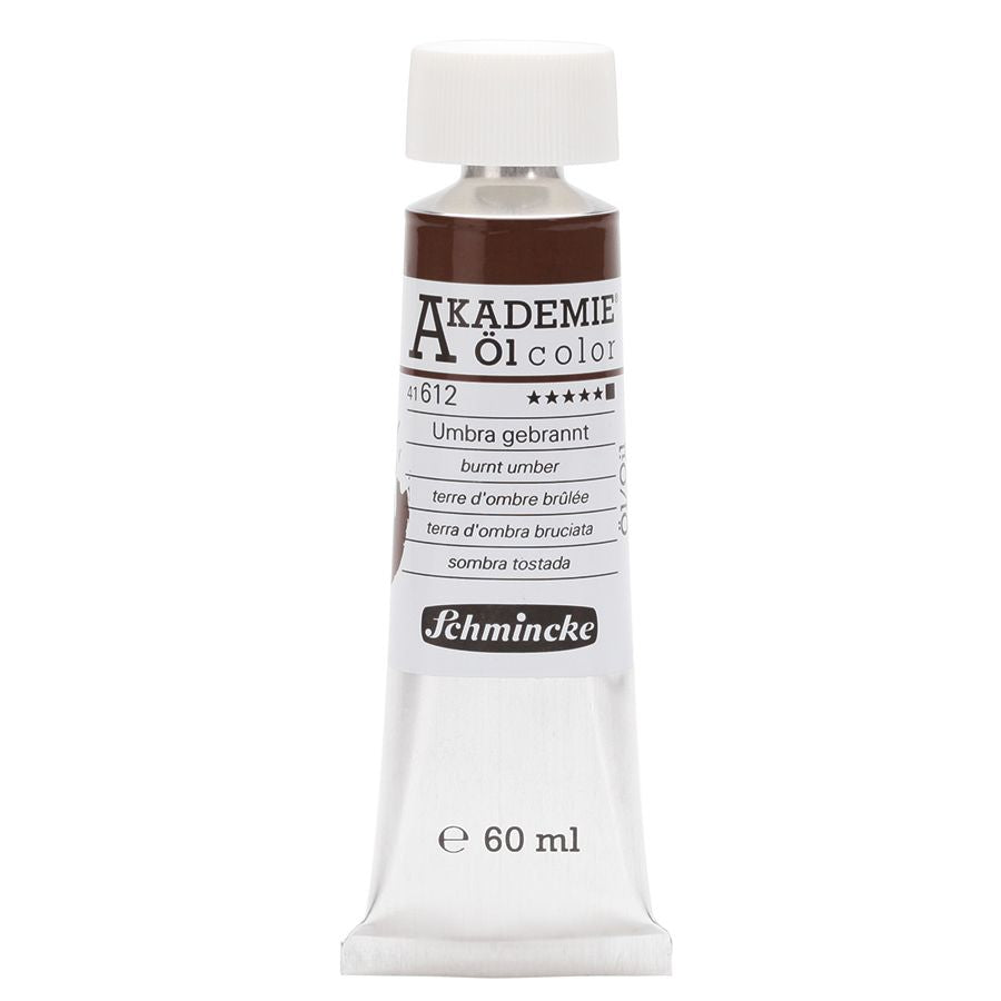 Tinta Óleo Schmincke Akademie 60ml 612 Burnt Umber