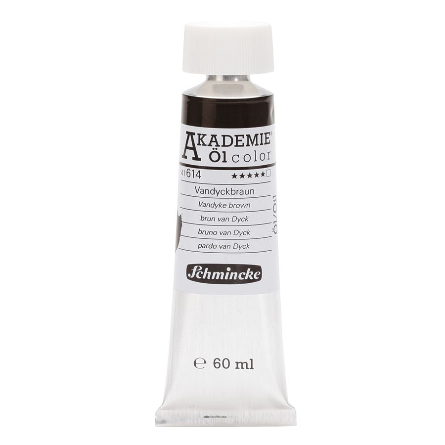 Tinta Óleo Schmincke Akademie 60ml 614 Vandyke Brown