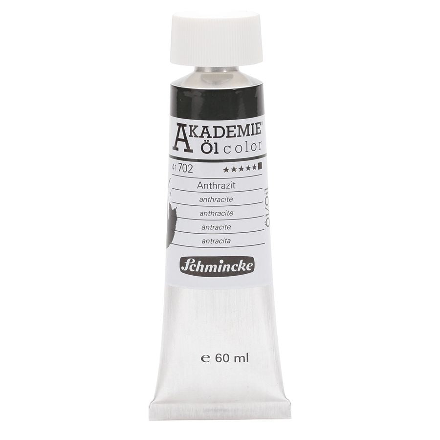 Tinta Óleo Schmincke Akademie 60ml 702 Anthracite