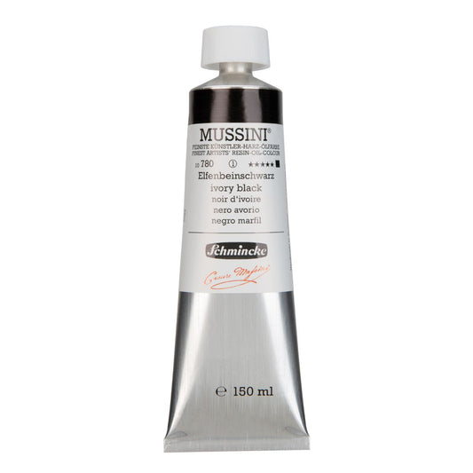 Tinta Óleo Schmincke Mussini 150ml S1 780 Ivory Black