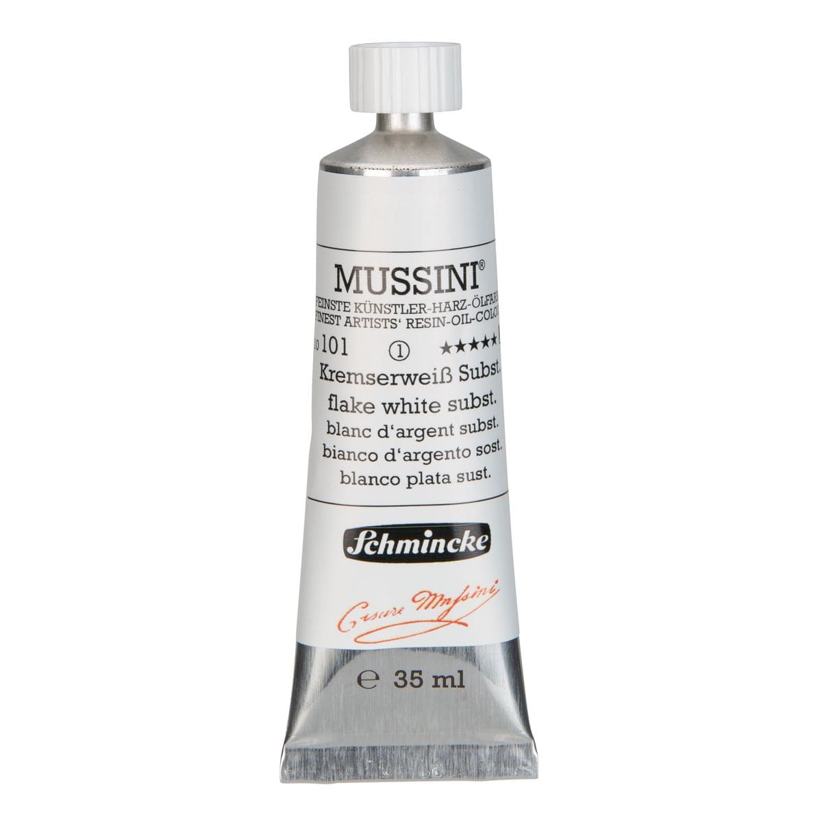 Tinta Óleo Schmincke Mussini 35ml S1 101 Flake White Subst