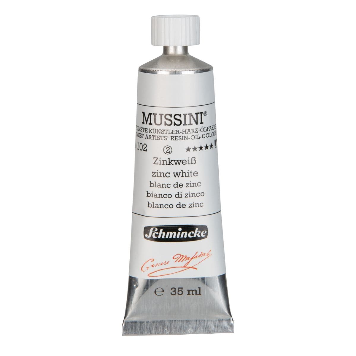 Tinta Óleo Schmincke Mussini 35ml S2 102 Zinc White