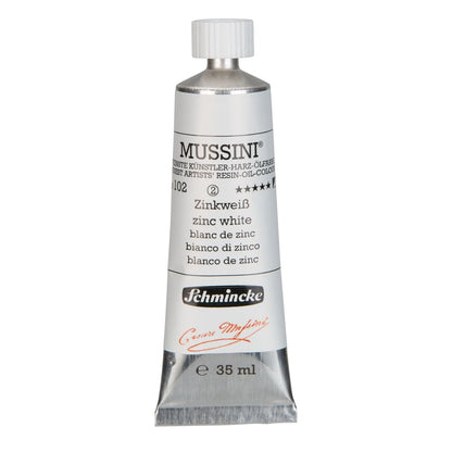 Tinta Óleo Schmincke Mussini 35ml S2 102 Zinc White