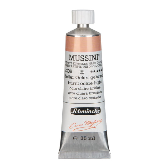 Tinta Óleo Schmincke Mussini 35ml S3 206 Burnt Ochre Light