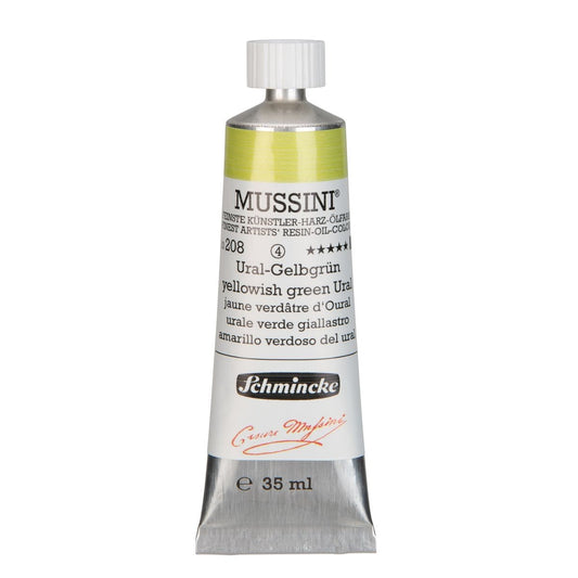 Tinta Óleo Schmincke Mussini 35ml S4 208 Yellowish Green Ural