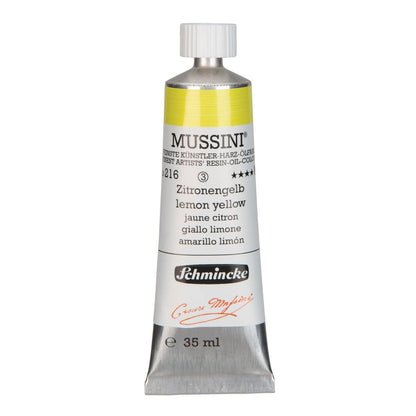 Tinta Óleo Schmincke Mussini 35ml S3 216 Lemon Yellow