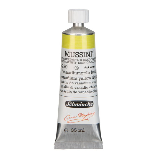 Tinta Óleo Schmincke Mussini 35ml S6 220 Vanadium Yellow Light